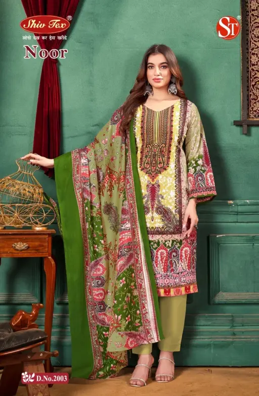 St Noor Vol 2 Karachi Dress material - Image 4