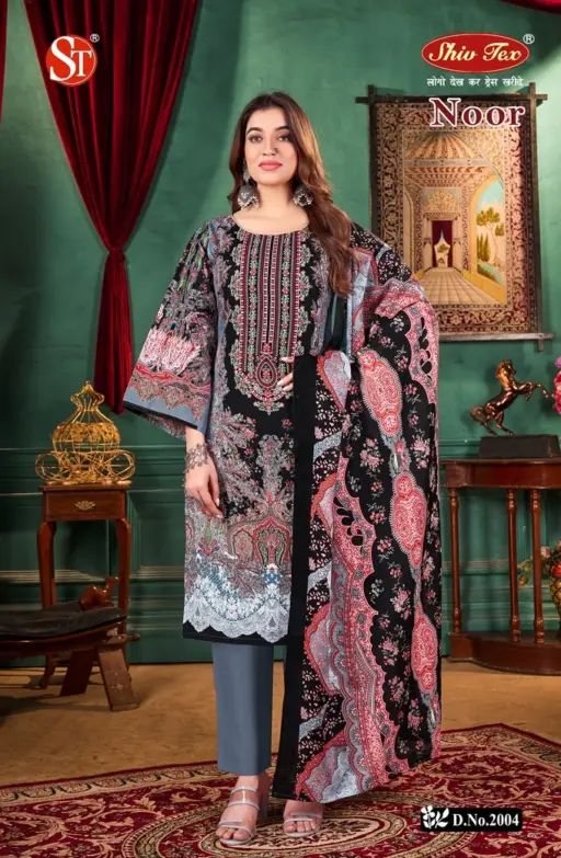 St Noor Vol 2 Karachi Dress material - Image 5