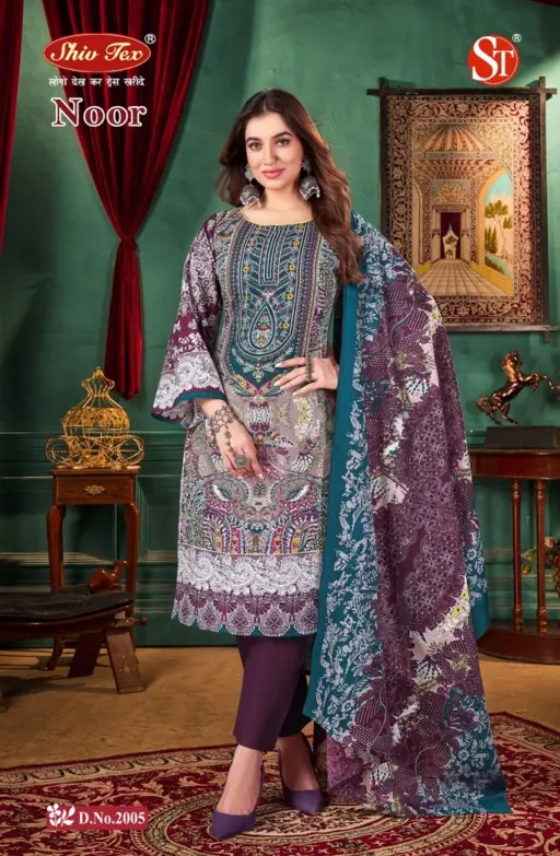 St Noor Vol 2 Karachi Dress material - Image 6
