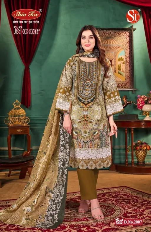 St Noor Vol 2 Karachi Dress material - Image 8