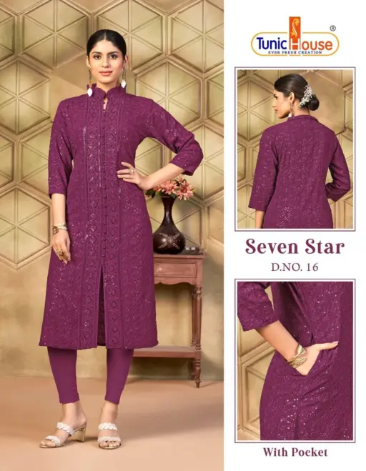 Tunic 7 Star Chikankari Collection - Image 11