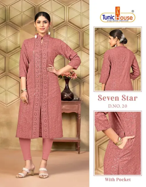 Tunic 7 Star Chikankari Collection - Image 12
