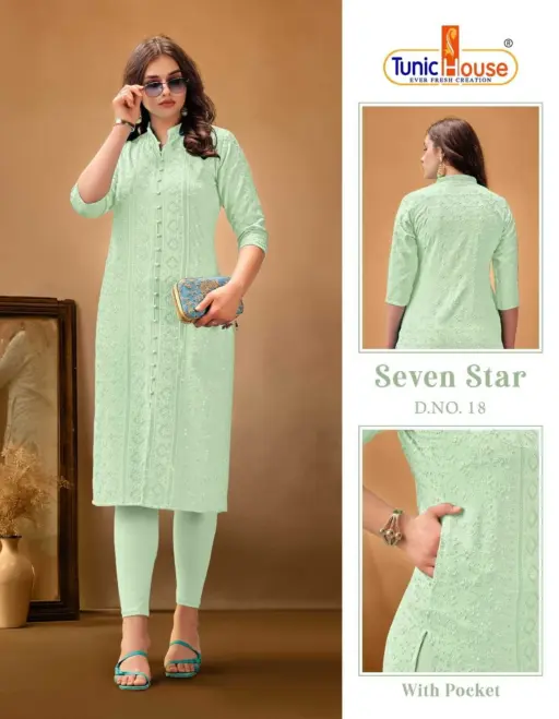 Tunic 7 Star Chikankari Collection - Image 14