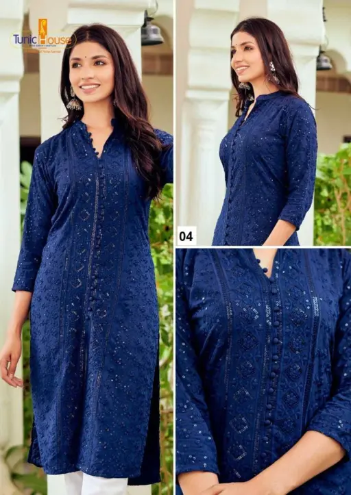 Tunic 7 Star Chikankari Collection - Image 2
