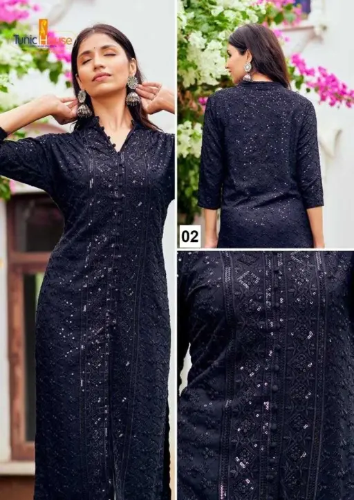 Tunic 7 Star Chikankari Collection - Image 21