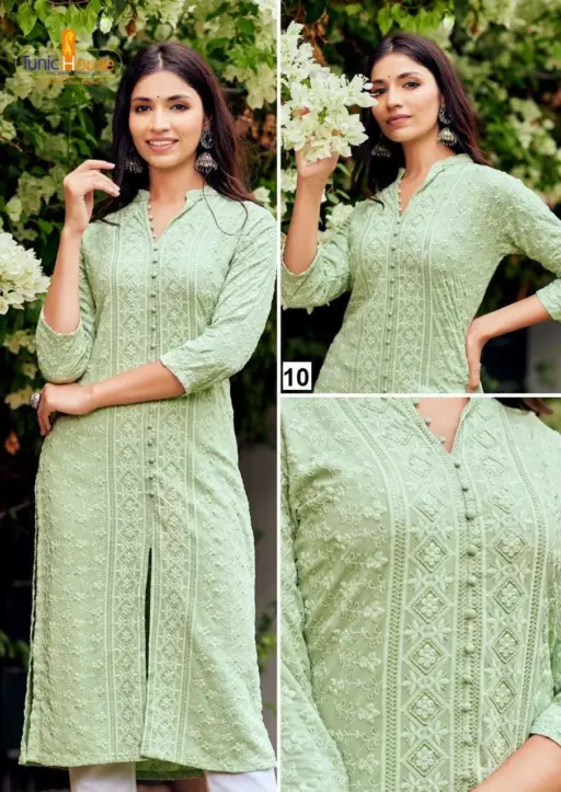 Tunic 7 Star Chikankari Collection - Image 5