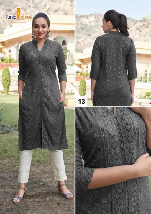 Tunic 7 Star Chikankari Collection - Image 9