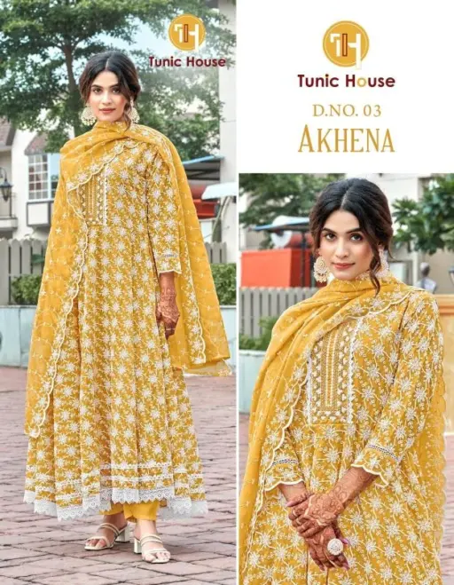 Tunic Akhena Chikankari Collection