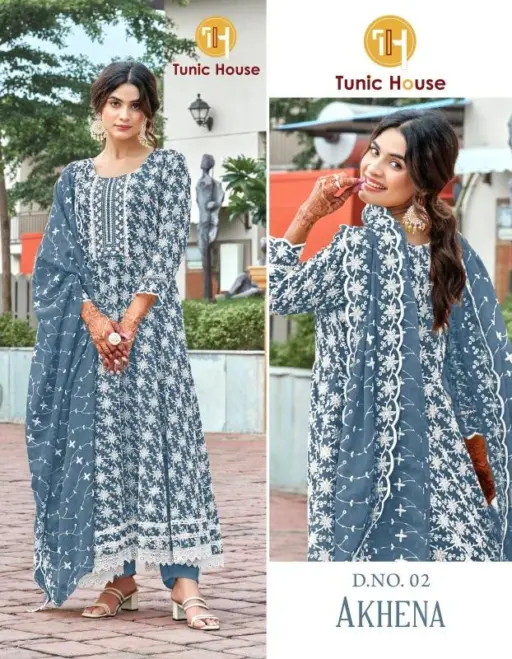 Tunic Akhena Chikankari Collection - Image 2