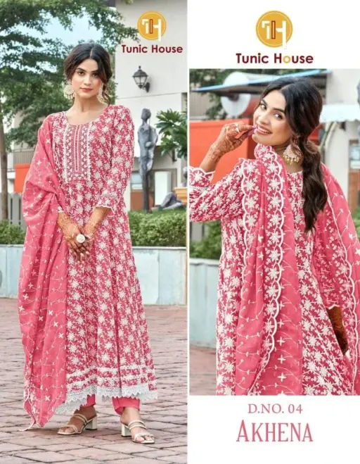 Tunic Akhena Chikankari Collection - Image 3