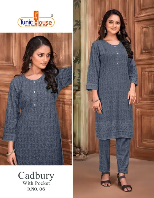 Tunic Cadbury Chikankari Collection - Image 11