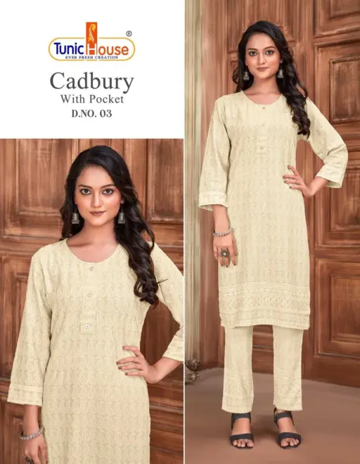 Tunic Cadbury Chikankari Collection - Image 2