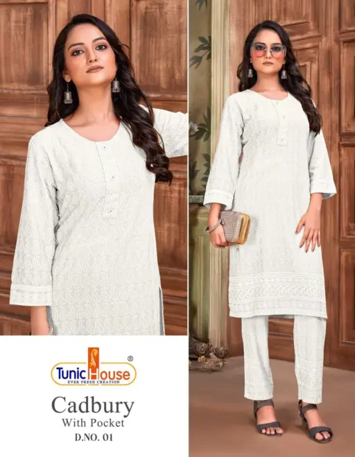 Tunic Cadbury Chikankari Collection - Image 7