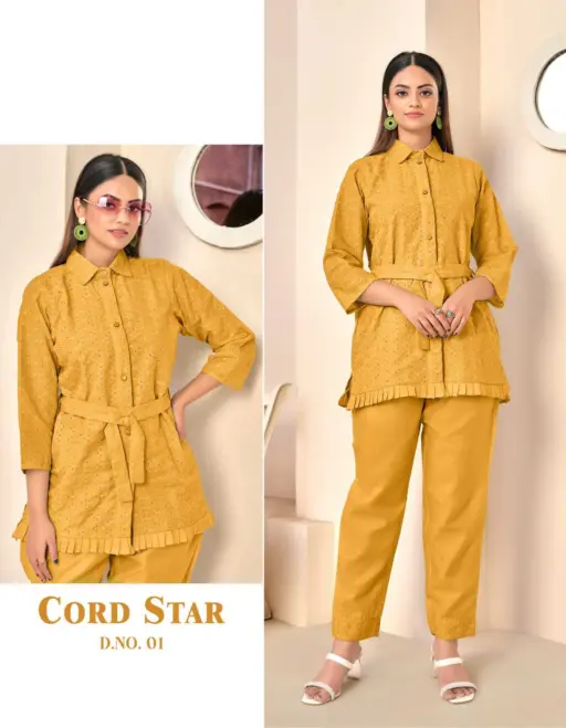 Tunic Cord Star Chikankari Collection - Image 2