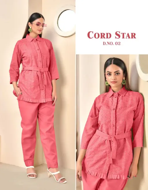 Tunic Cord Star Chikankari Collection - Image 3