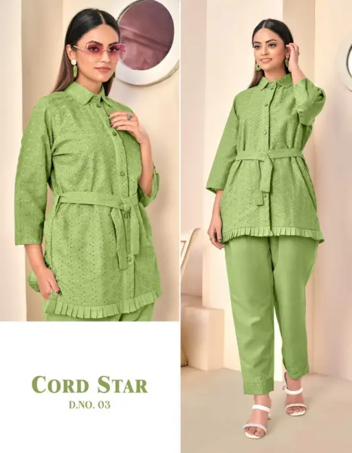 Tunic Cord Star Chikankari Collection - Image 4