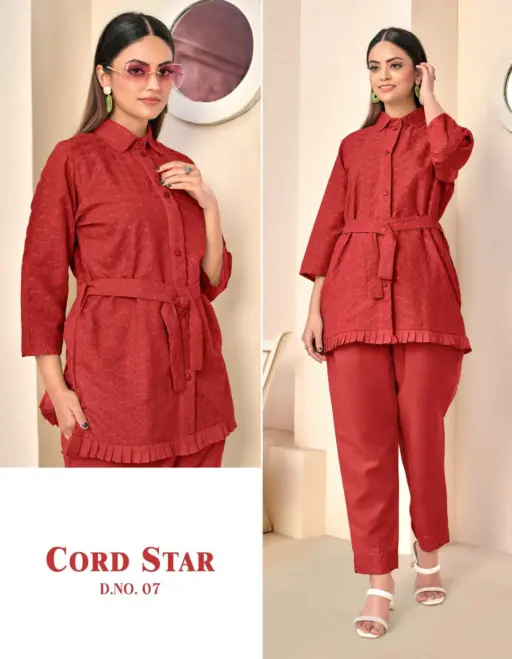 Tunic Cord Star Chikankari Collection - Image 8