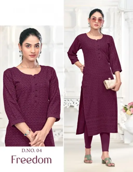 Tunic Freedom Chikankari Collection - Image 5