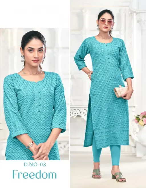 Tunic Freedom Chikankari Collection - Image 9