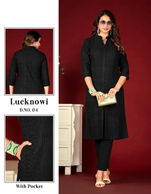 Tunic Lucknowi Lining Chikankari Collection - Image 9