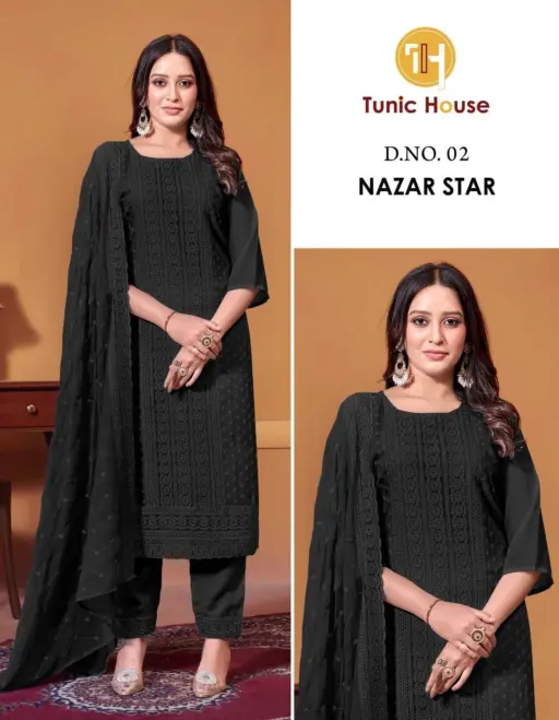 Tunic Nazar Star Chikankari Collection - Image 3