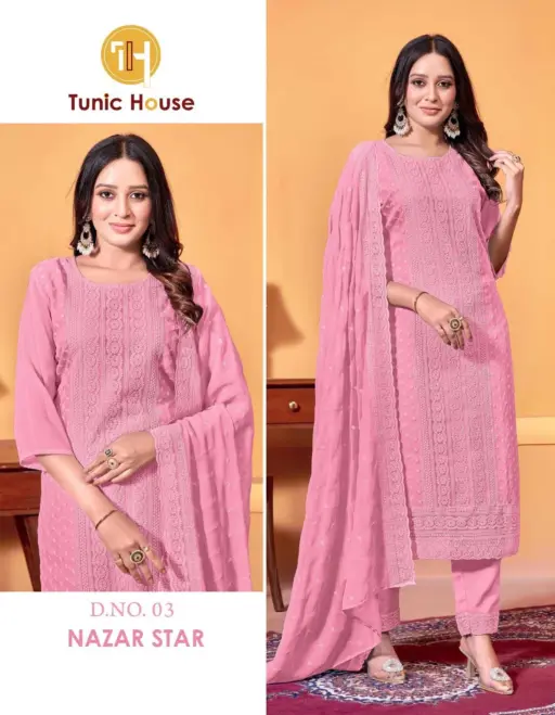 Tunic Nazar Star Chikankari Collection - Image 4