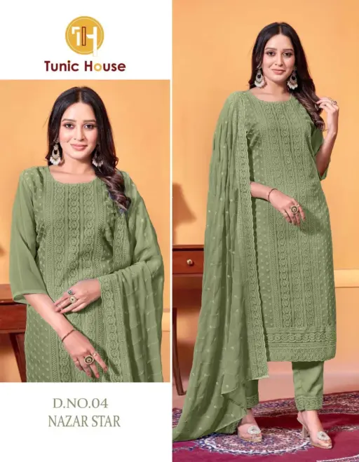 Tunic Nazar Star Chikankari Collection - Image 5