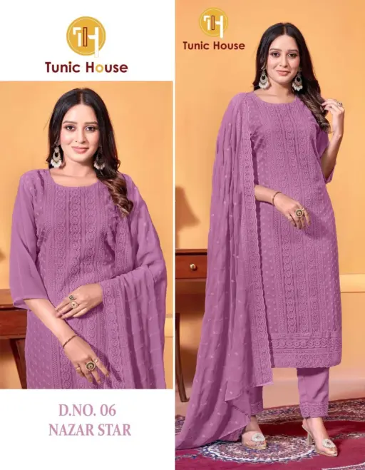 Tunic Nazar Star Chikankari Collection - Image 7