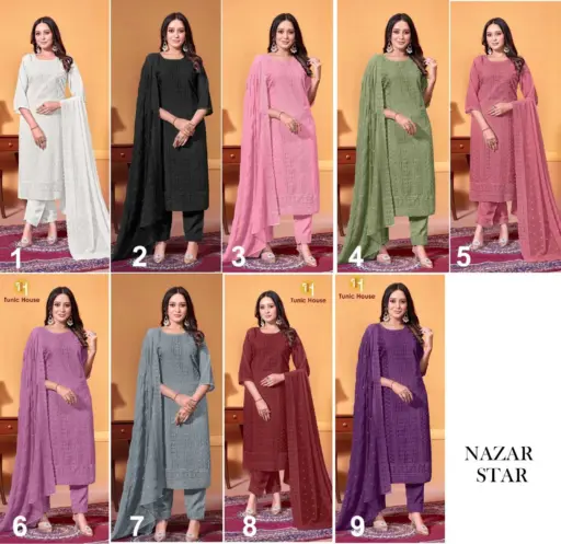 Tunic Nazar Star Chikankari Collection - Image 9