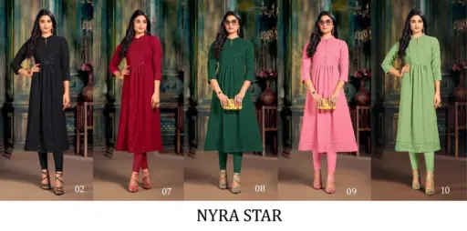 Tunic Nyra Star Chikankari Collection - Image 7