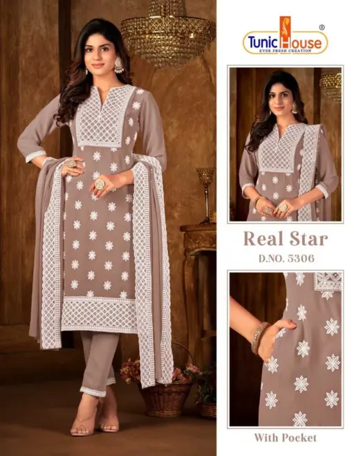 Tunic Real Star Chikankari Collection - Image 2
