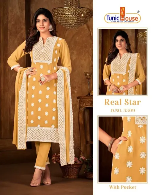 Tunic Real Star Chikankari Collection - Image 5