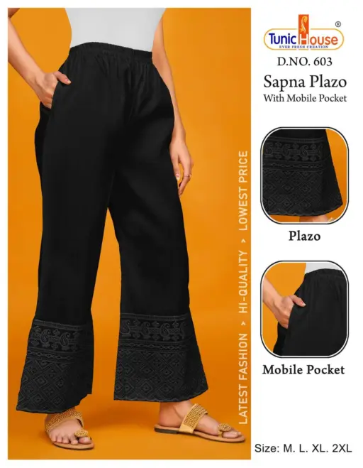 Tunic Sapna Plazo Chikankari Collection - Image 2