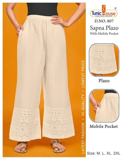 Tunic Sapna Plazo Chikankari Collection - Image 3