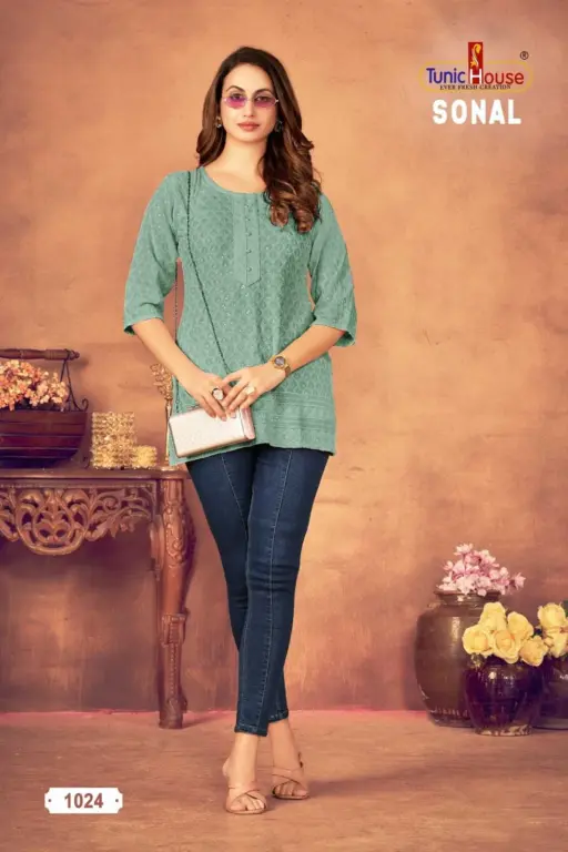 Tunic Sonal Chikankari Collection - Image 10