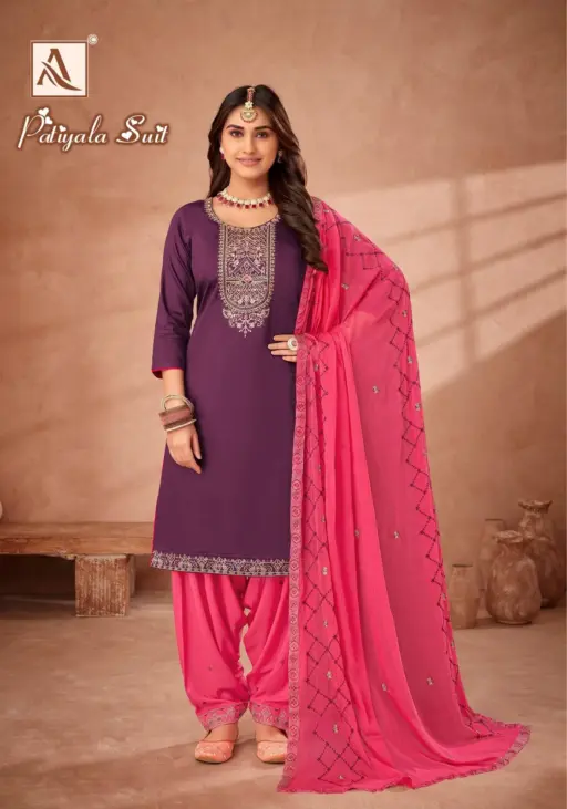 Alok Suit New Designer Suits Patiyala Suit - Image 4