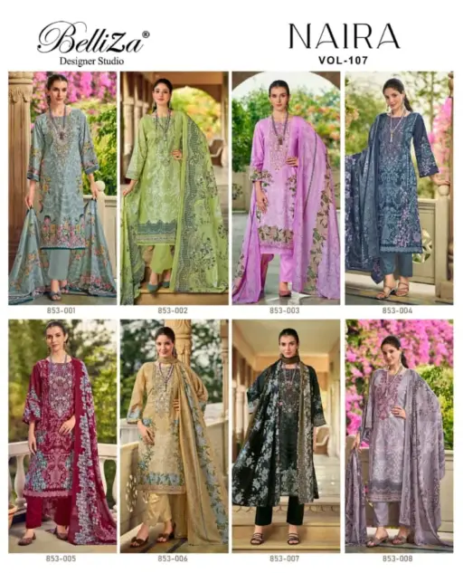 Belliza Naira Vol 107 - Stitched - Image 10