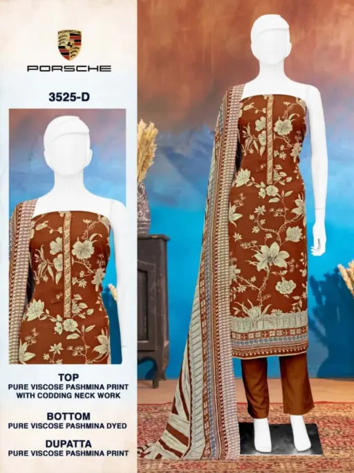 Bipson Premium Pashmina Collection Porsche 3525 - Image 5