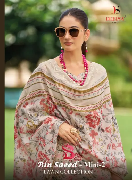 Deepsy Bin Saeed Mini-2 - Cotton Dupatta