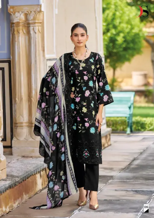 Deepsy Bin Saeed Mini-2 - Cotton Dupatta - Image 2