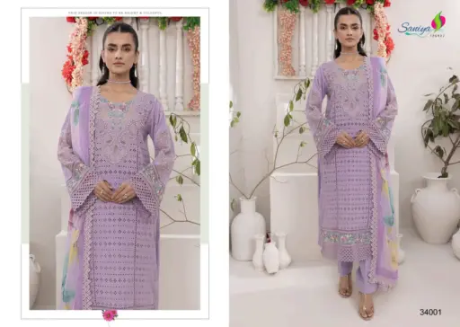 Saniya Adan Libas Chikankari Vol-34 - Image 2