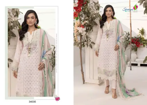 Saniya Adan Libas Chikankari Vol-34 - Image 4