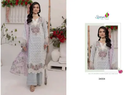 Saniya Adan Libas Chikankari Vol-34 - Image 5