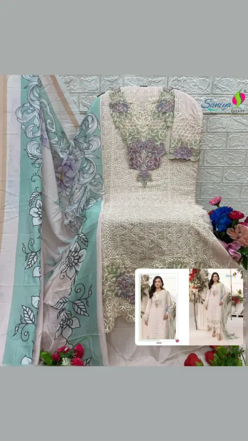 Saniya Adan Libas Chikankari Vol-34 - Image 7