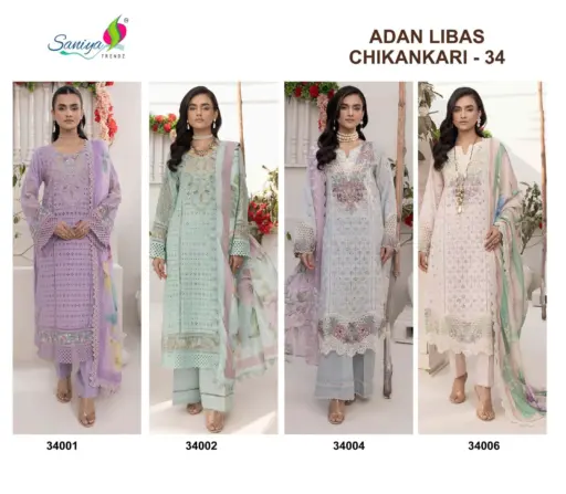 Saniya Adan Libas Chikankari Vol-34 - Image 9