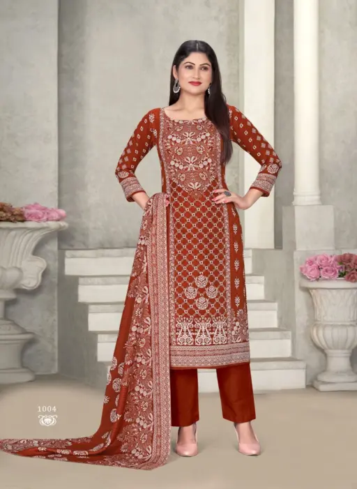 SAT Pashmina Shwal Suit Vol 16 - Image 4