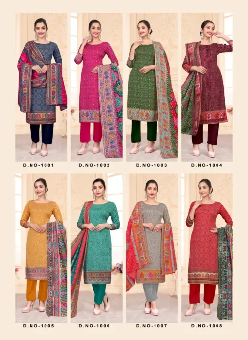 SAT Pashmina Shwal Suit Vol 18 - Image 15