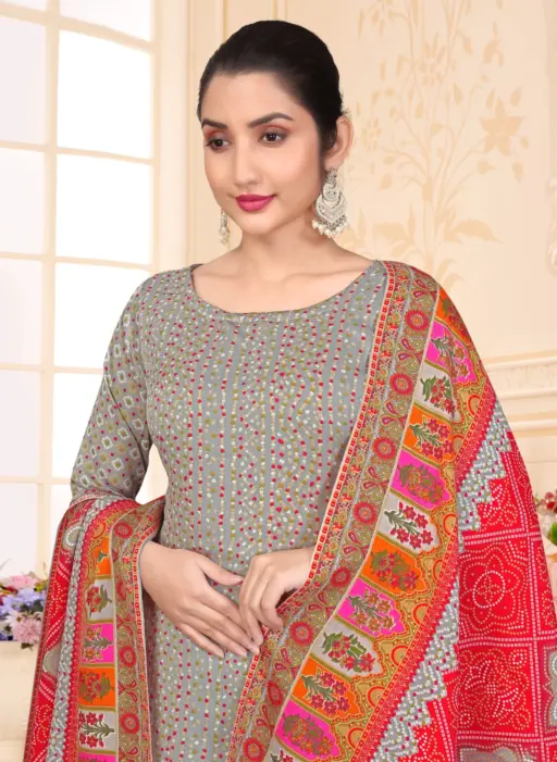 SAT Pashmina Shwal Suit Vol 18 - Image 5