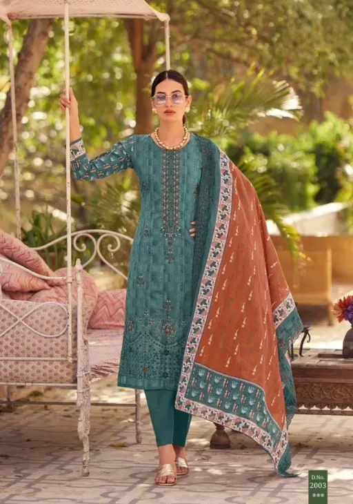 Shree Fabs Bin Saeed Lawn Collection Vol-20 - Image 5