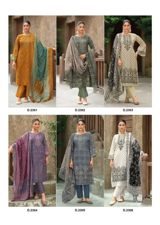 Shree Fabs Bin Saeed Lawn Collection Vol 23 - Image 2
